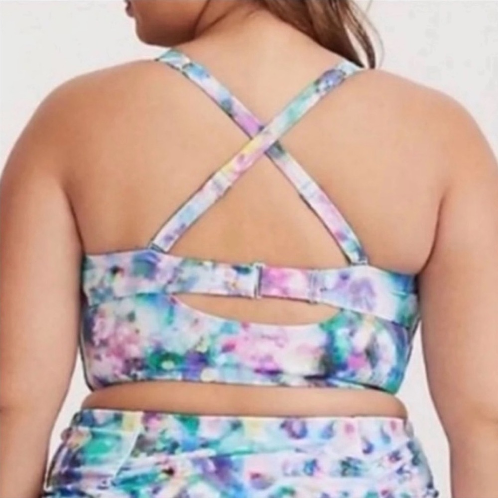 Torrid Multicolor Abstract swim Set - Picture 3 of 11